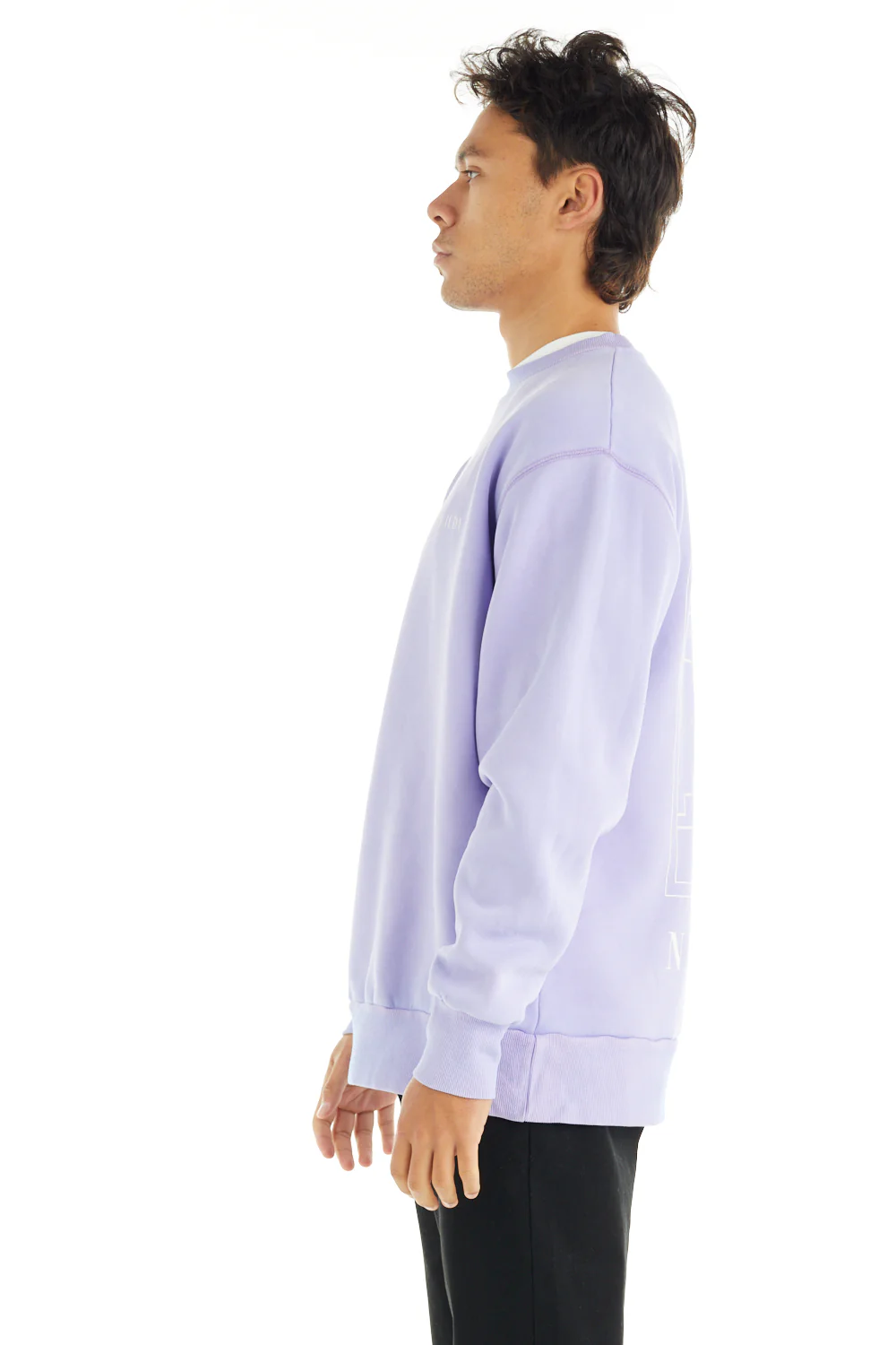 nANA jUDY Mens Malibu Crew - Lilac - Image 3