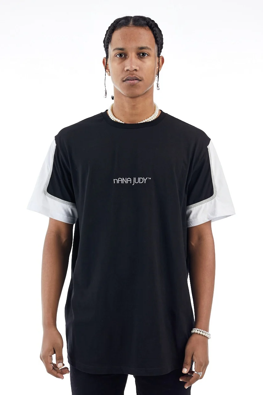 nANA jUDY Mens Manor Tee Black