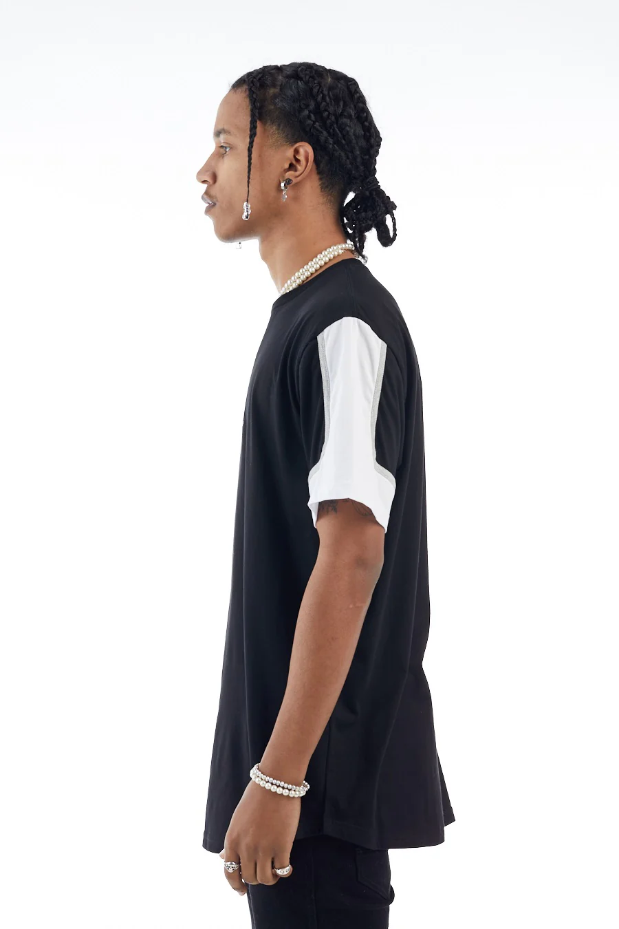 nANA jUDY Mens Manor Tee Black - Image 2