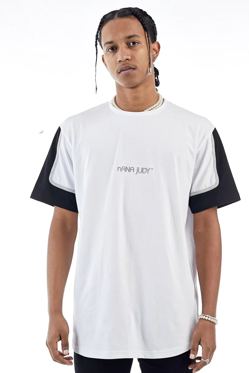 nANA jUDY Mens Manor Tee White