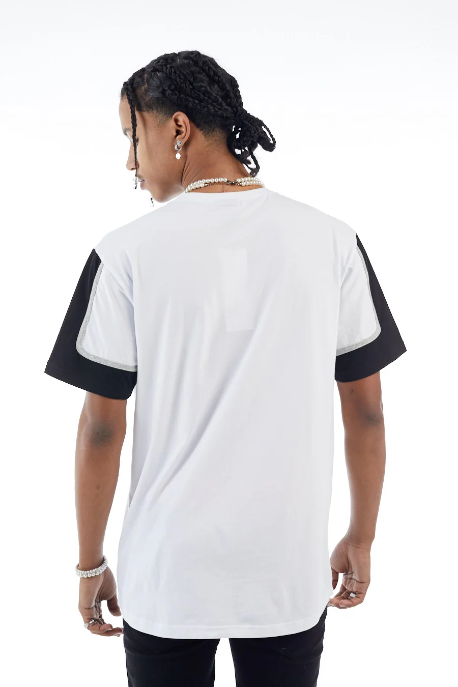 nANA jUDY Mens Manor Tee White - Image 3