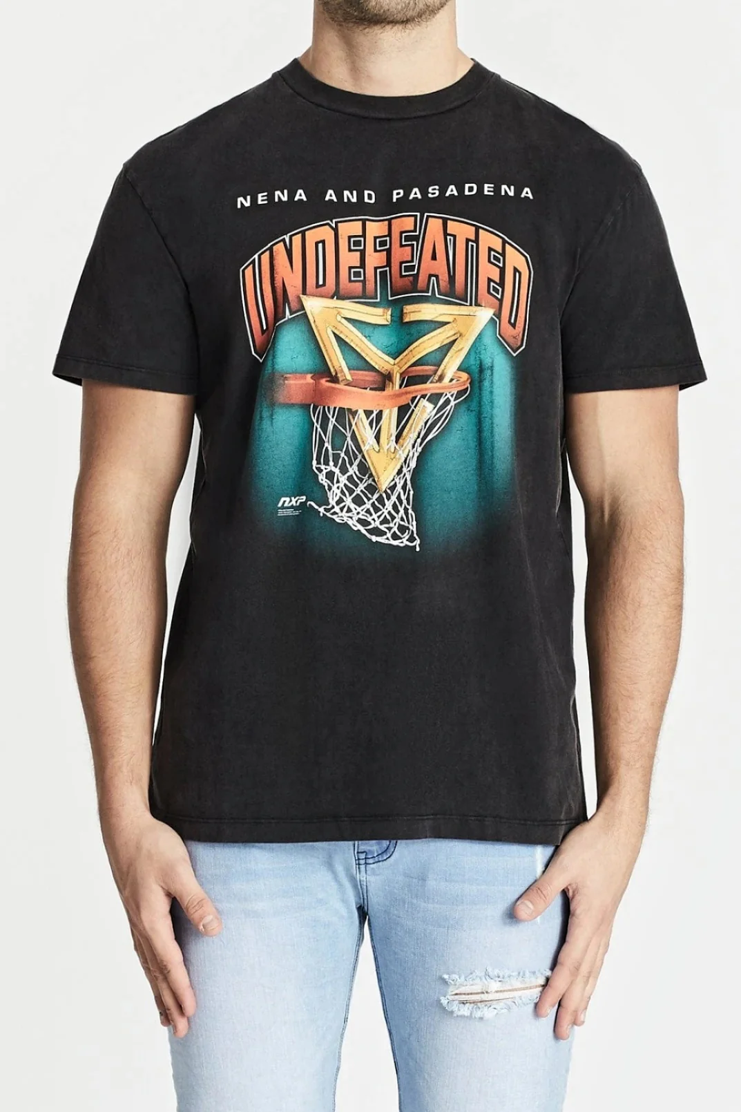 NENA & PASADENA Mens Buckets Relaxed Tee Shirt