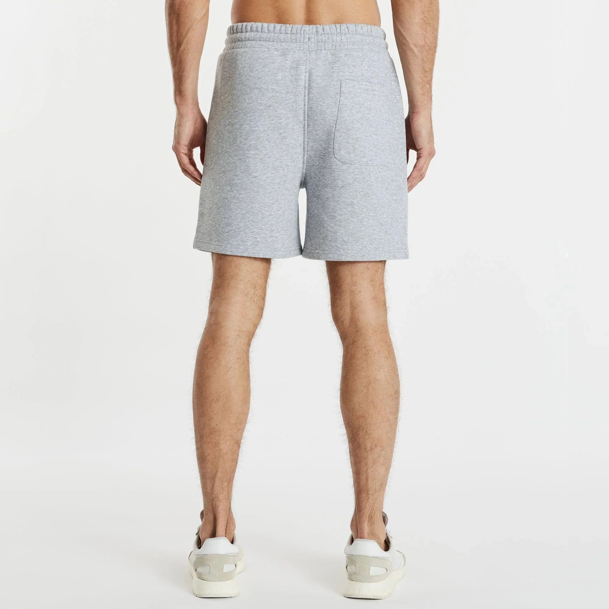 NENA & PASADENA Mens Tournament Track Short Grey Marle - Image 4