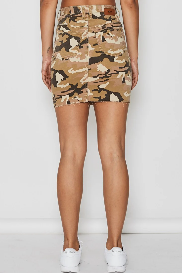 Nena Pasadena WOMENS FIREBRAND HIGH RISE SKIRT - Image 3