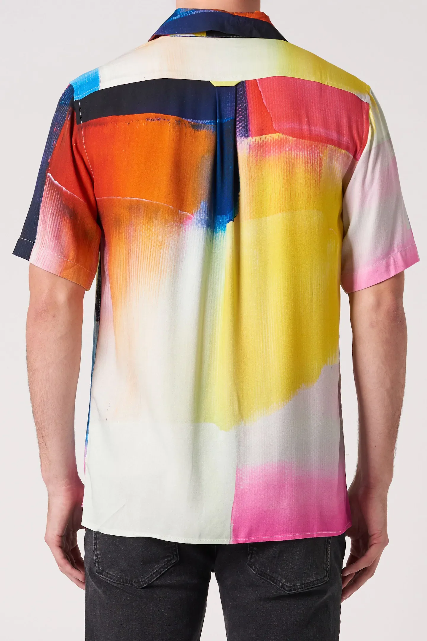 NEUW Mens Kurojiro Art Shirt 2 - Pink - Image 5