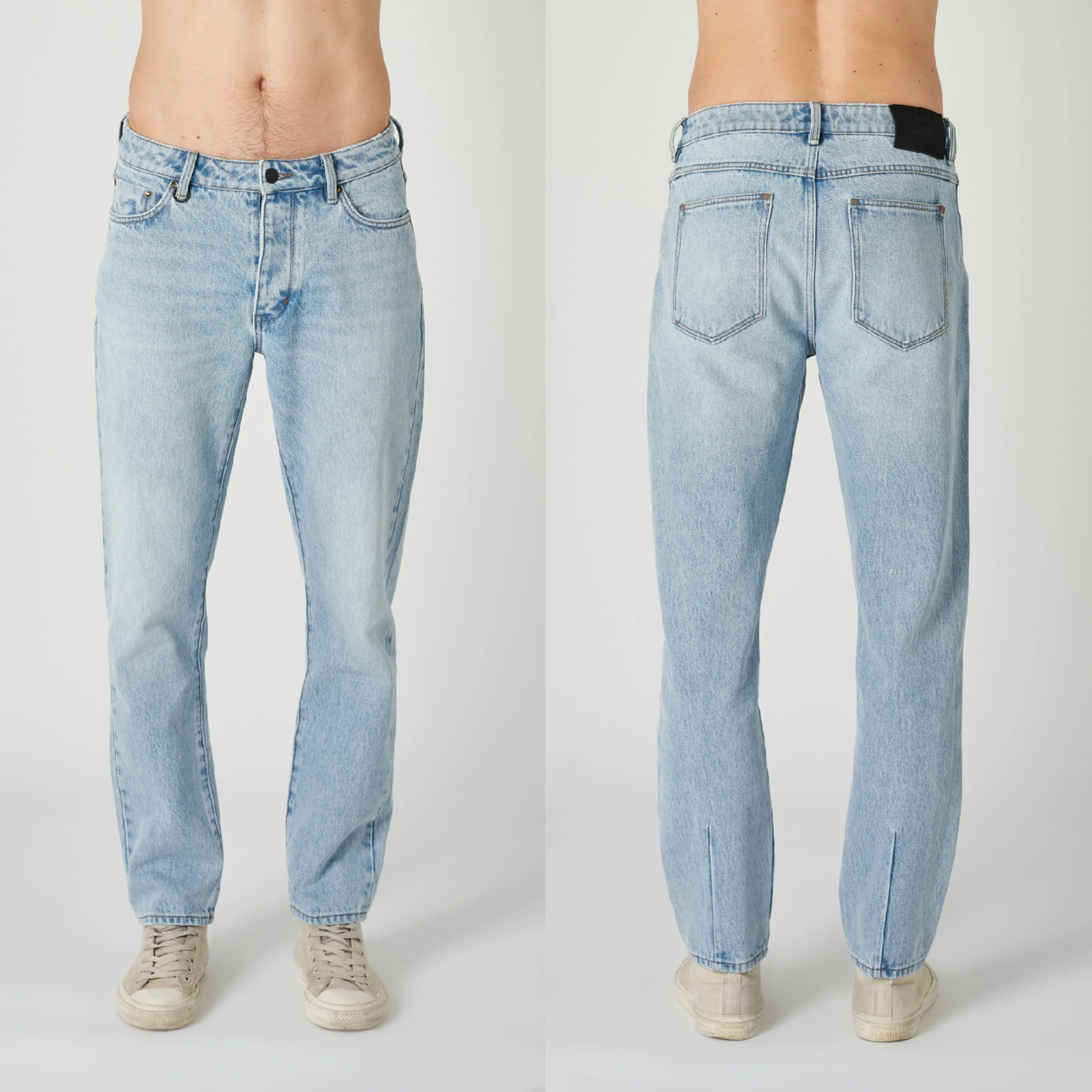 NEUW Mens Ray Straight Jeans - Mad World - Image 4
