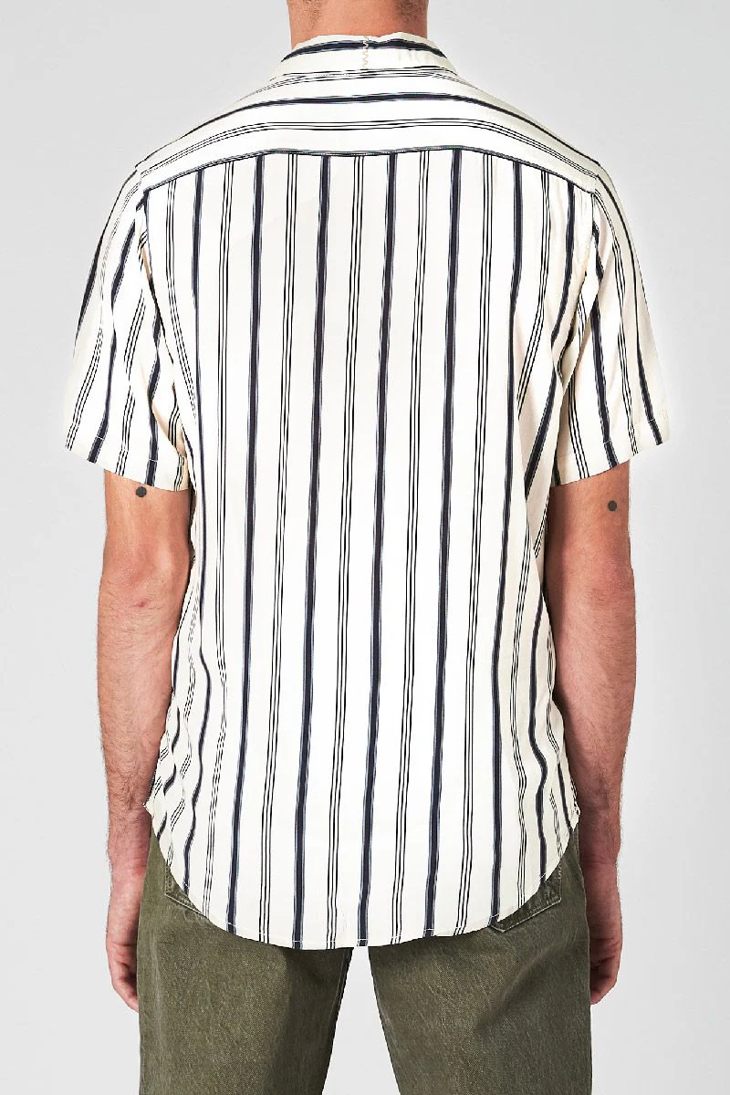 Neuw MENS SURRY SHORT SLEEVE SHIRT WHITE - Image 4