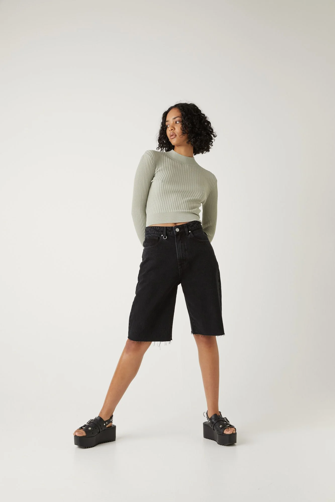 NEUW Womens Blues Long Sleeve Top - Sage - Image 5