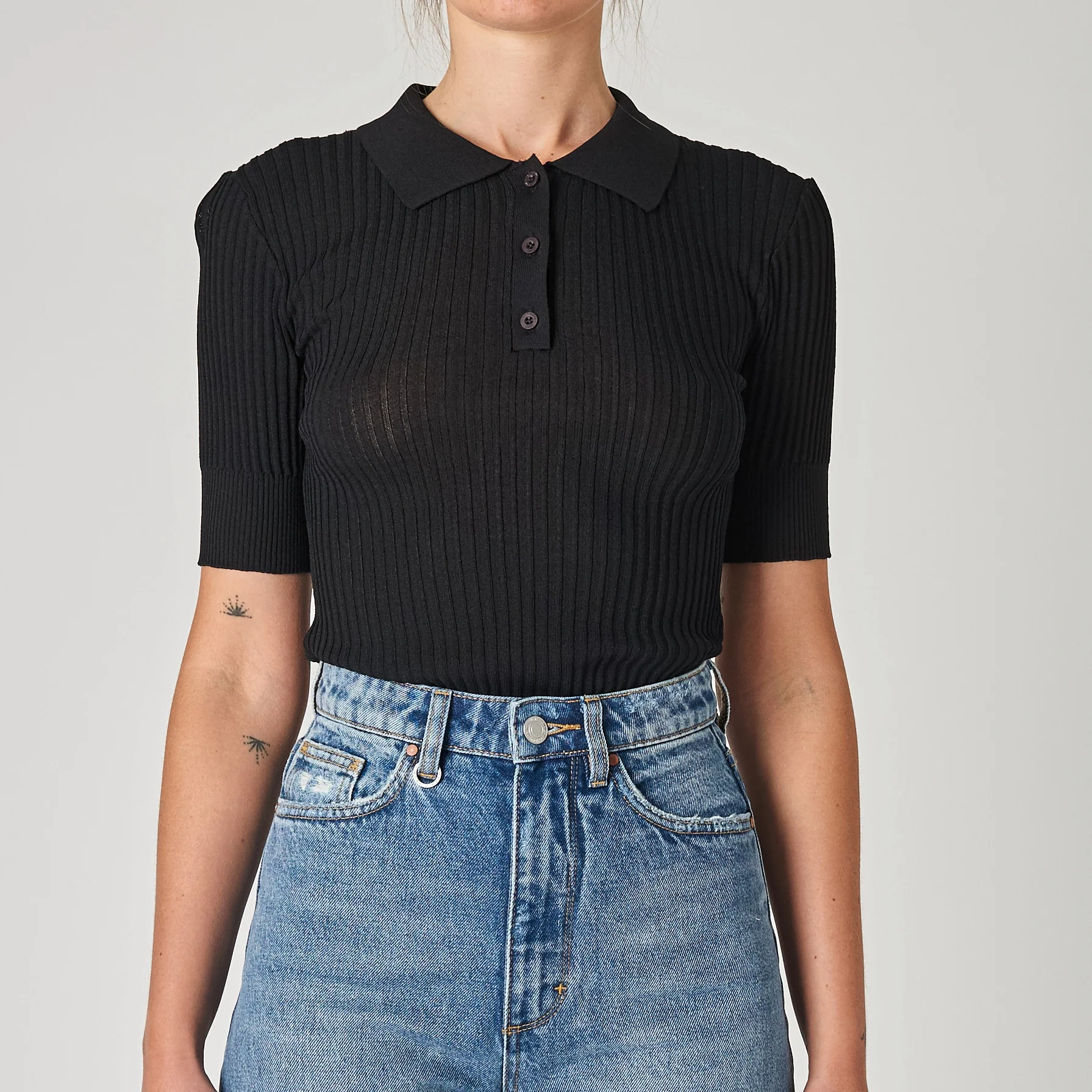 NEUW Womens Blues Tee - Black - Image 3