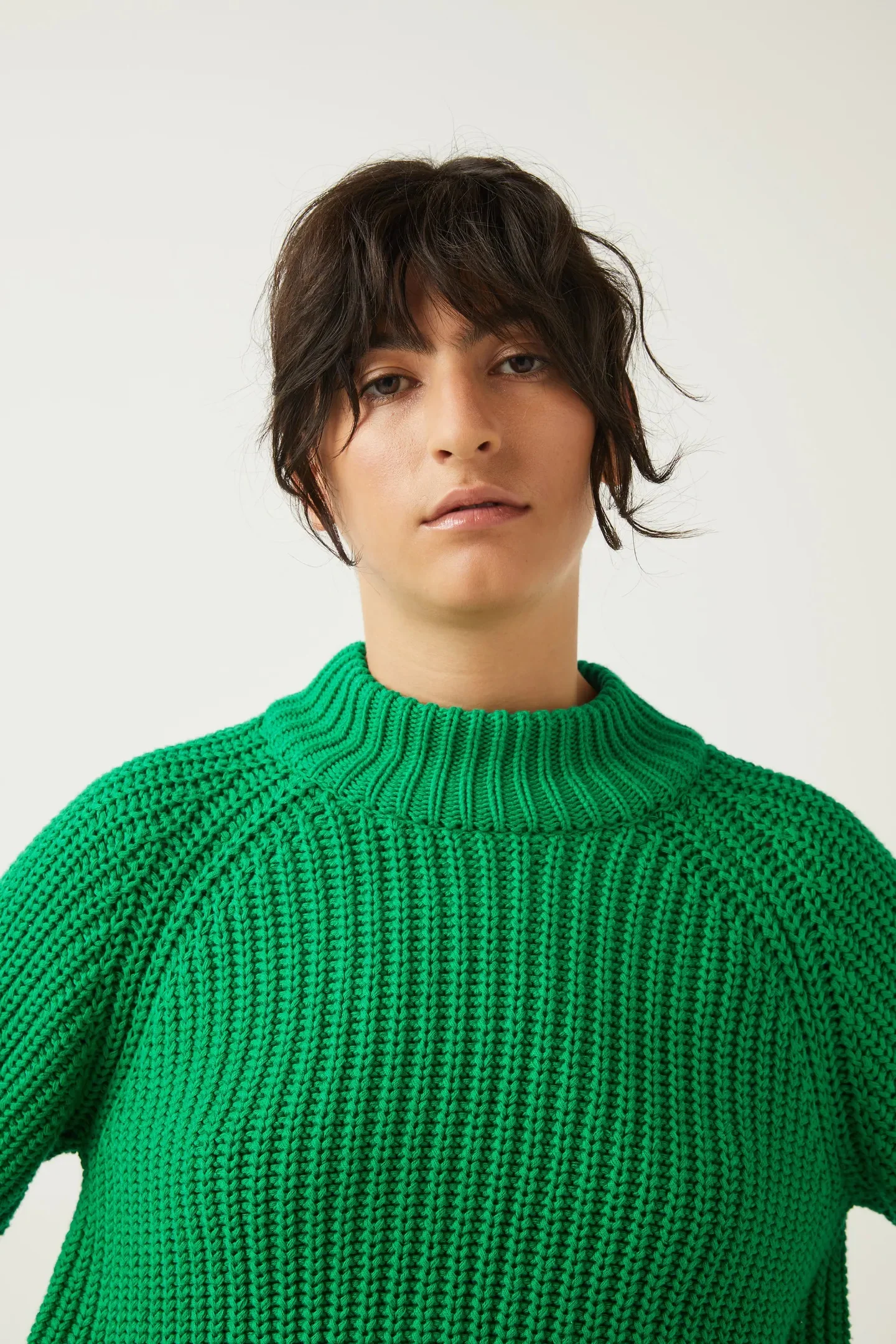 NEUW Womens Fisher Knit Fern Green - Image 4