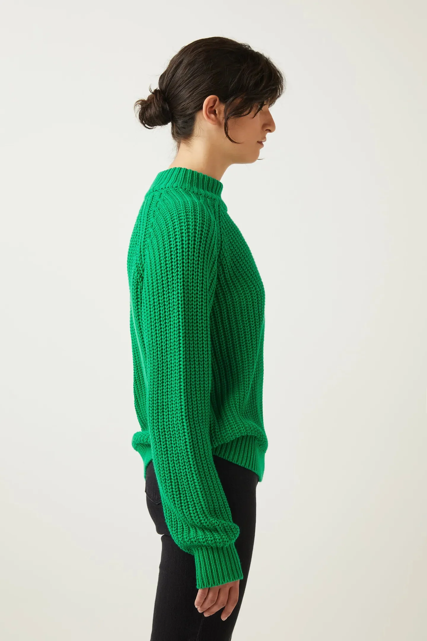 NEUW Womens Fisher Knit Fern Green - Image 6