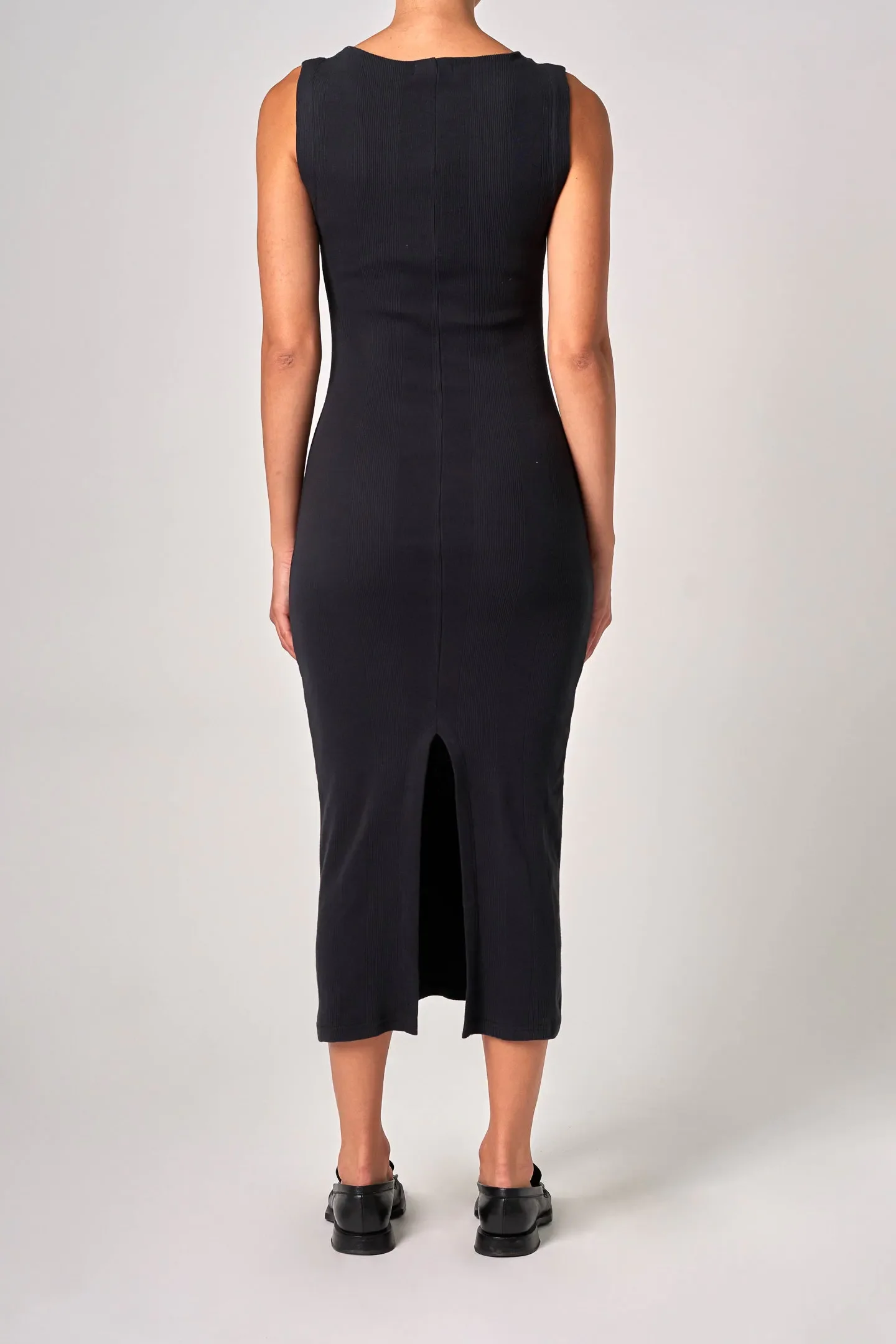 NEUW Womens Frenchie 90's Maxi Dress - Black - Image 5