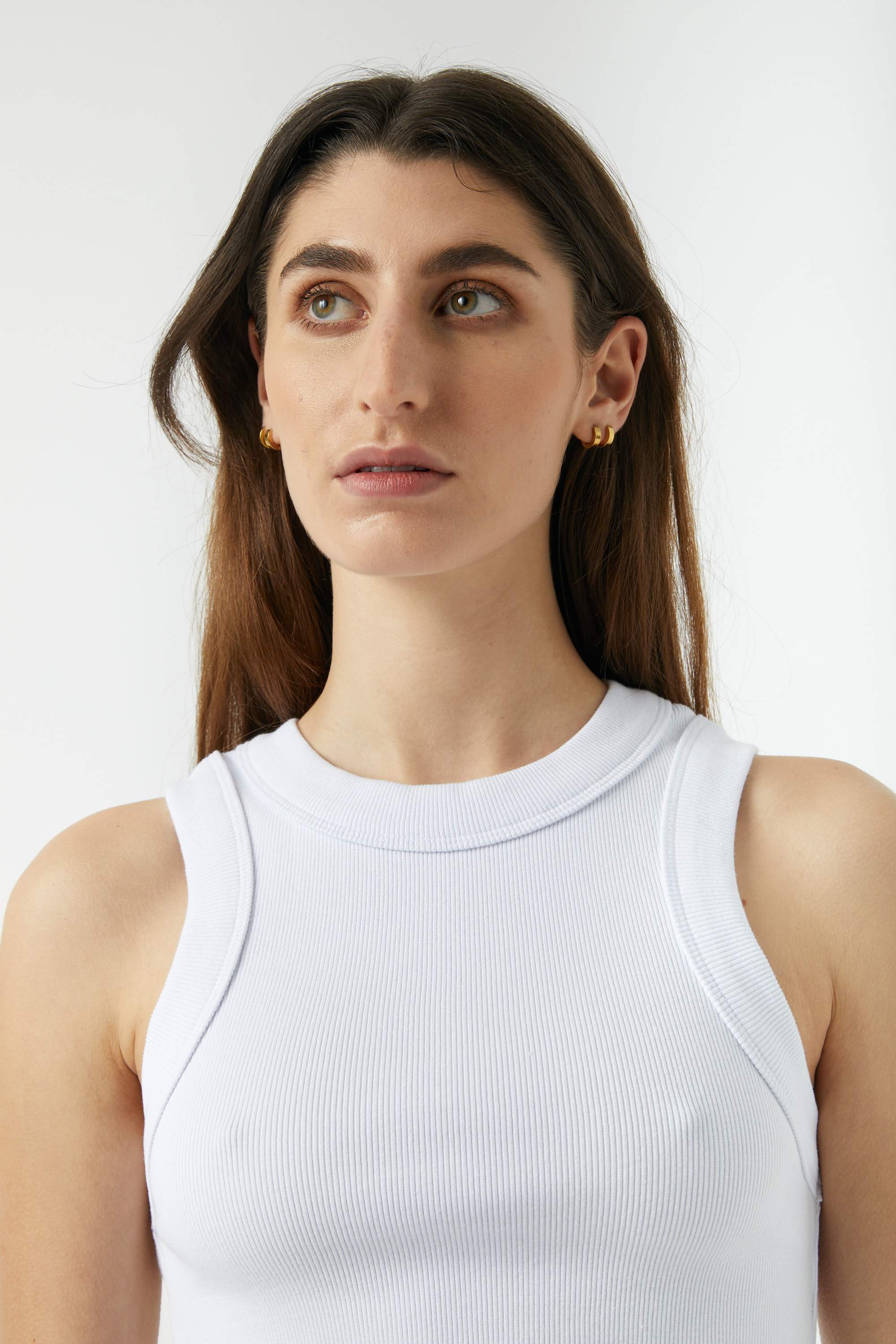 NEUW Womens Jonesy Crop Top - White - Image 4