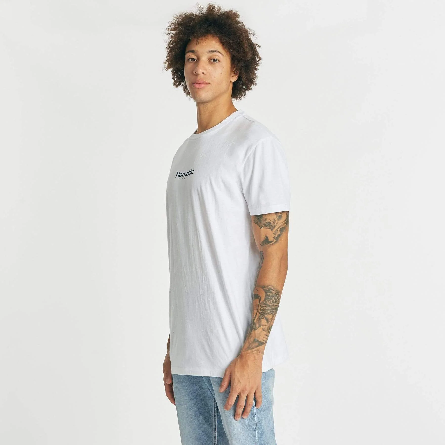 NOMADIC PARADISE Mens Suite Life Standard Tee - White - Image 5