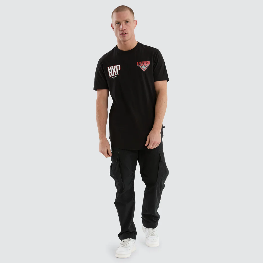 NXP x AFL Essendon Bombers Legend Tee Jet Black - Image 6
