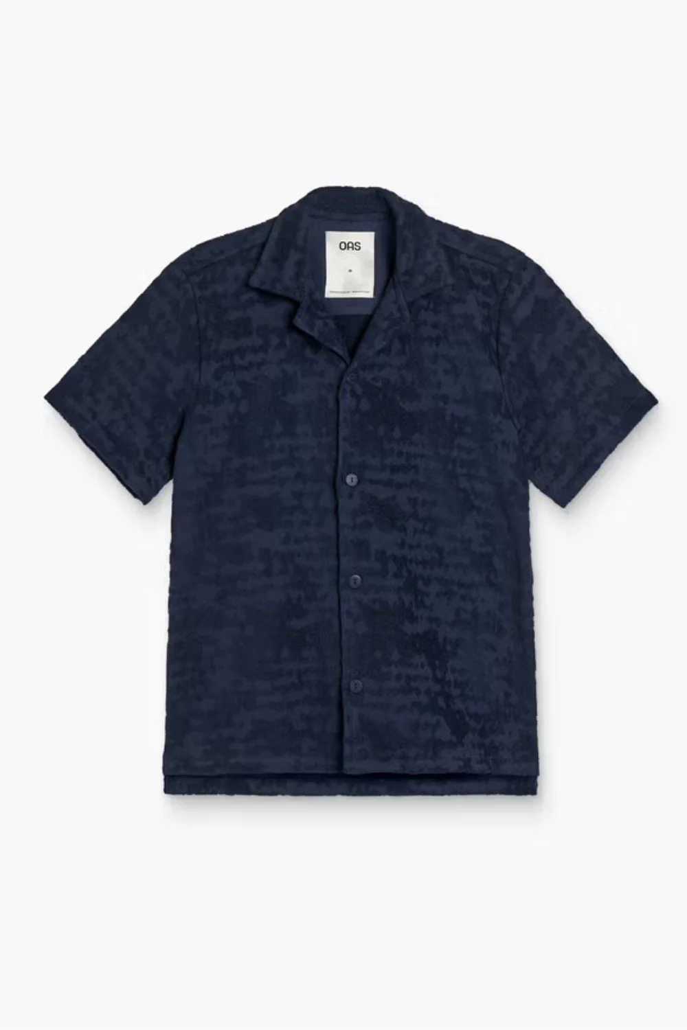 OAS Mens Night Lagoon Terry Shirt in Navy - Image 7
