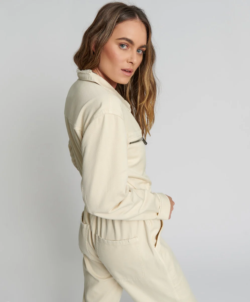 ONE TEASPOON Womens Buttercream Olivia Aviator Jumpsuit - Image 4
