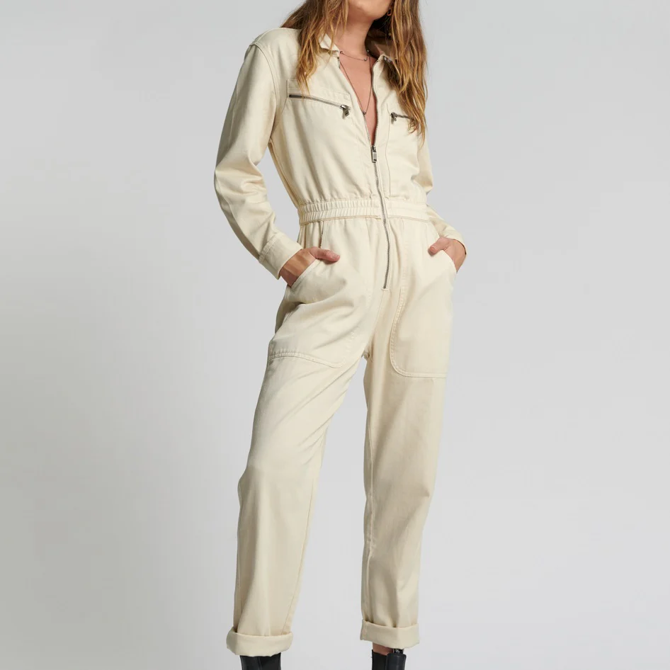 ONE TEASPOON Womens Buttercream Olivia Aviator Jumpsuit - Image 5