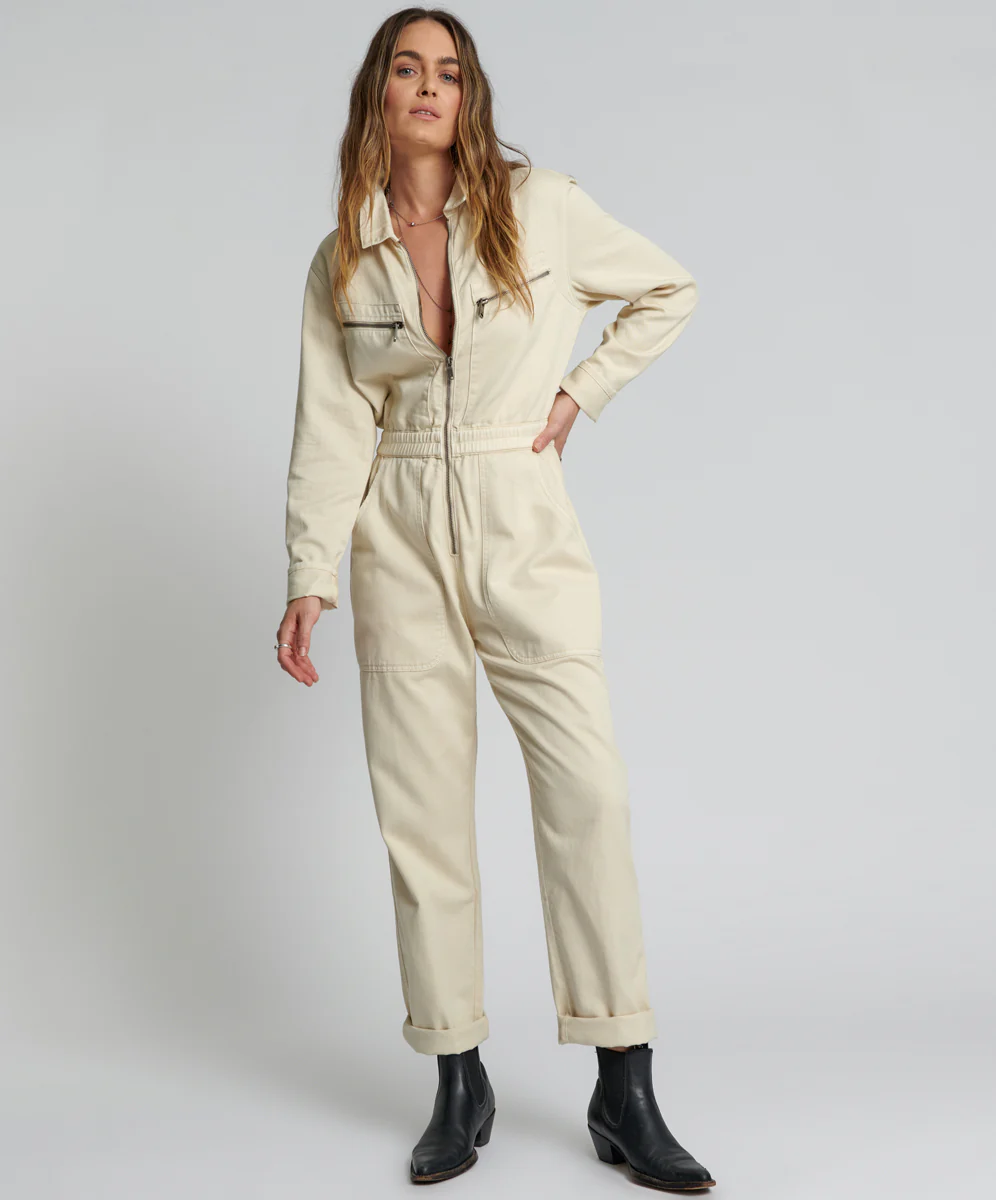 ONE TEASPOON Womens Buttercream Olivia Aviator Jumpsuit - Image 8