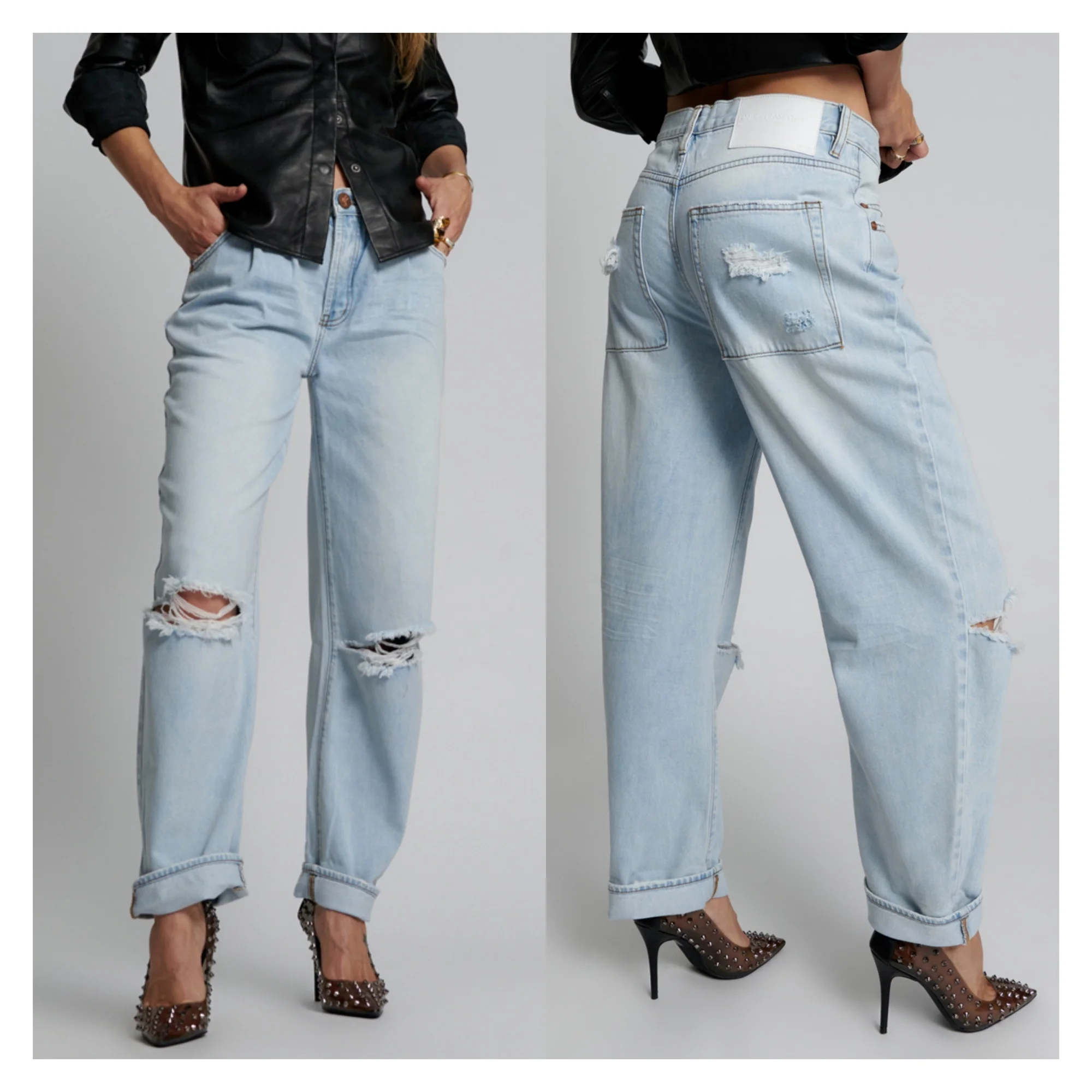 ONE TEASPOON Womens Casanova Smiths Trouser Jeans - Image 8