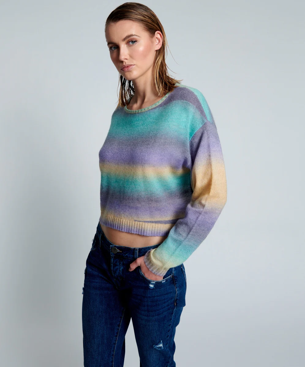 ONE TEASPOON Womens Gradual Dusk Sweater - Multi - Image 10