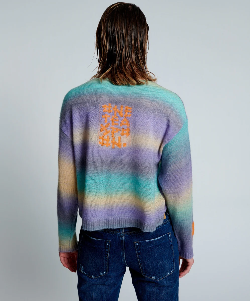ONE TEASPOON Womens Gradual Dusk Sweater - Multi - Image 2