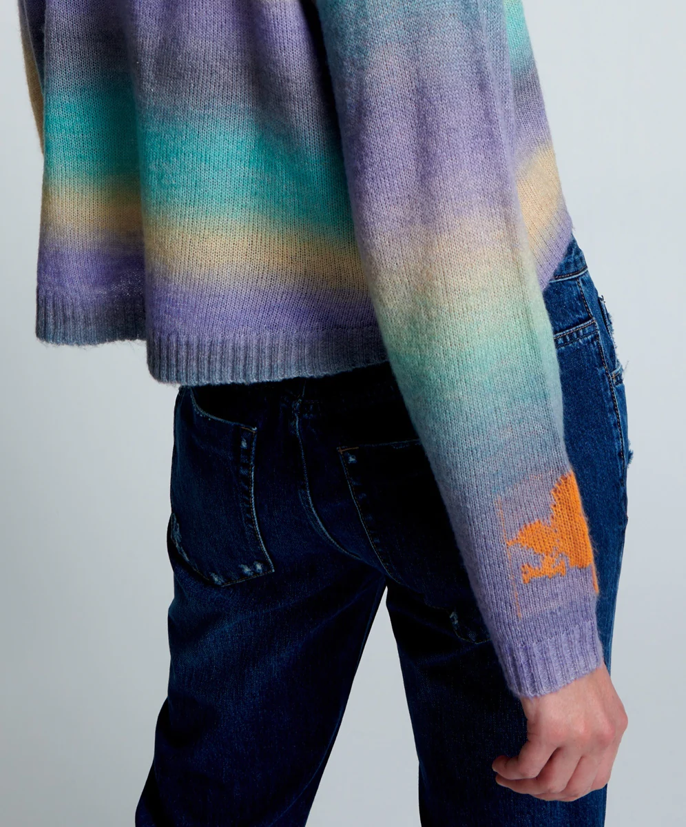ONE TEASPOON Womens Gradual Dusk Sweater - Multi - Image 8