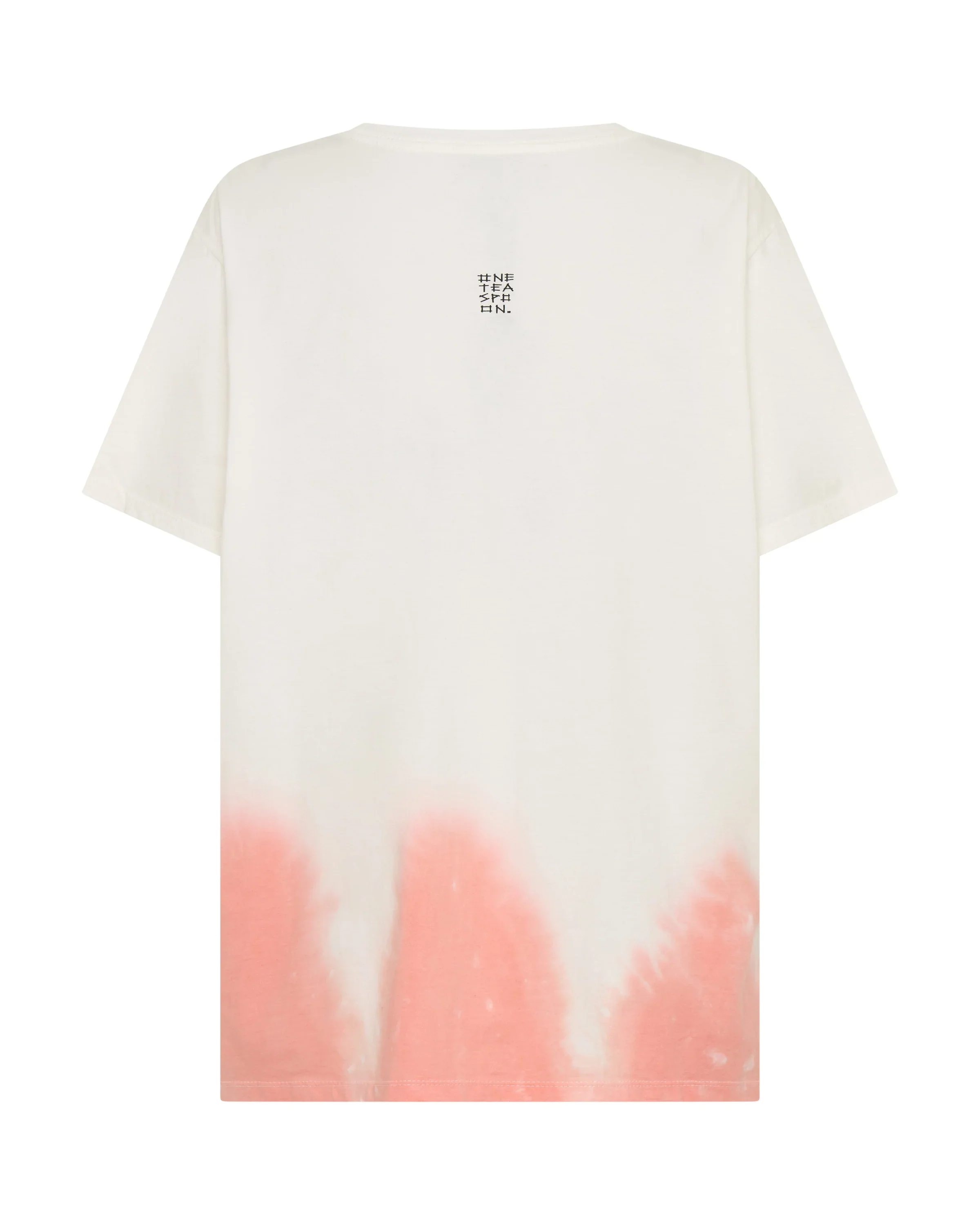 ONE TEASPOON Womens Love Dip Dye Boyfriend Tee in White - Image 13