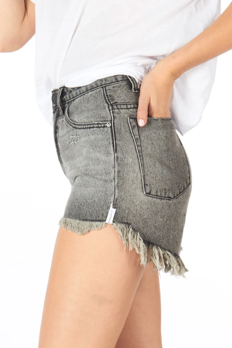 OneTeaspoon Womens Bonitas High Waist Denim Shorts Camden - Image 3