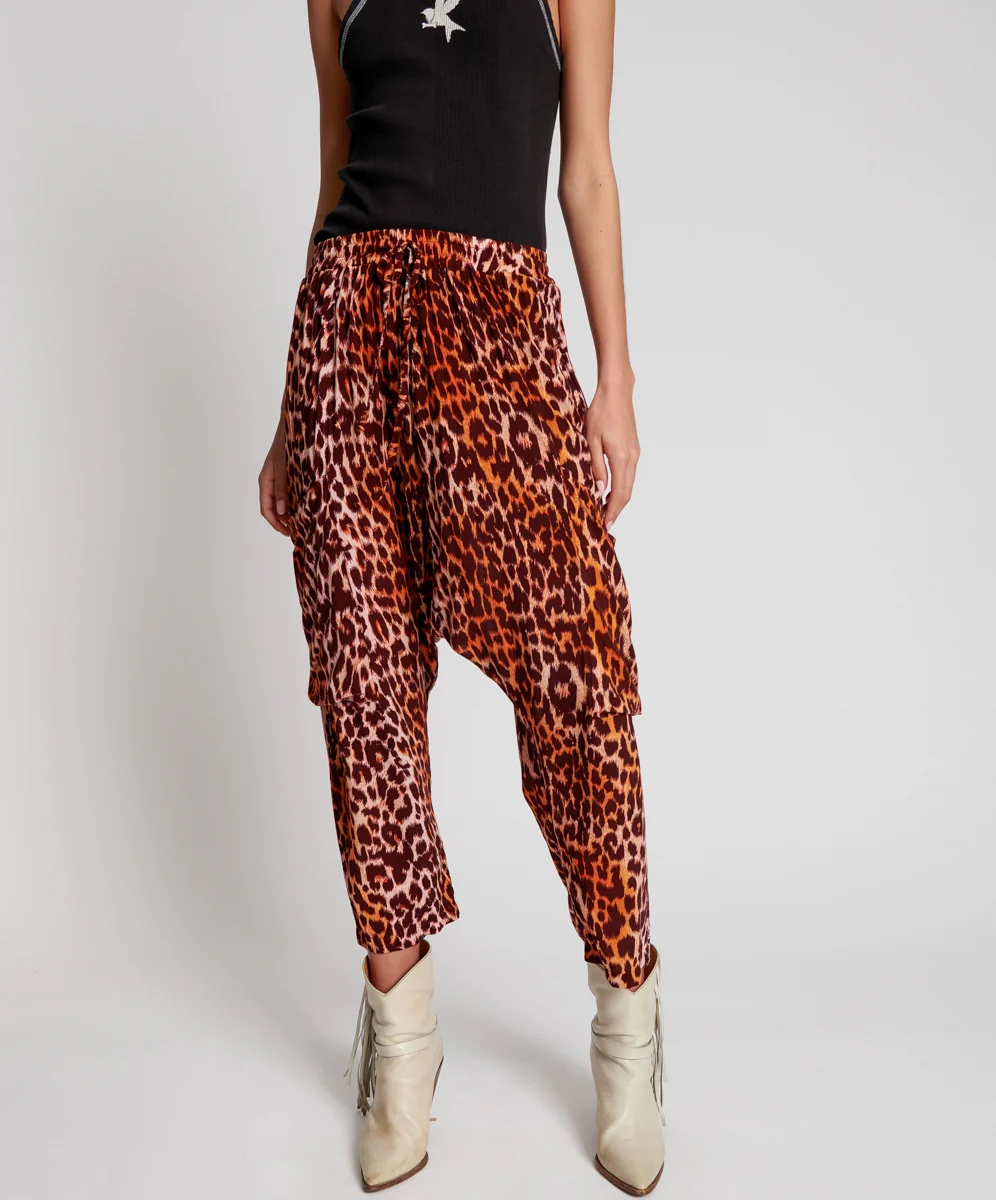 OneTeaspoon WOMENS POLYNESIAN ANIMAL HAREM PANT - ANIMAL PRINT - Image 11