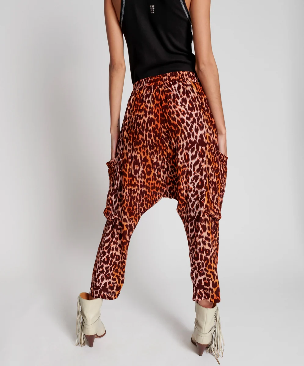 OneTeaspoon WOMENS POLYNESIAN ANIMAL HAREM PANT - ANIMAL PRINT - Image 7