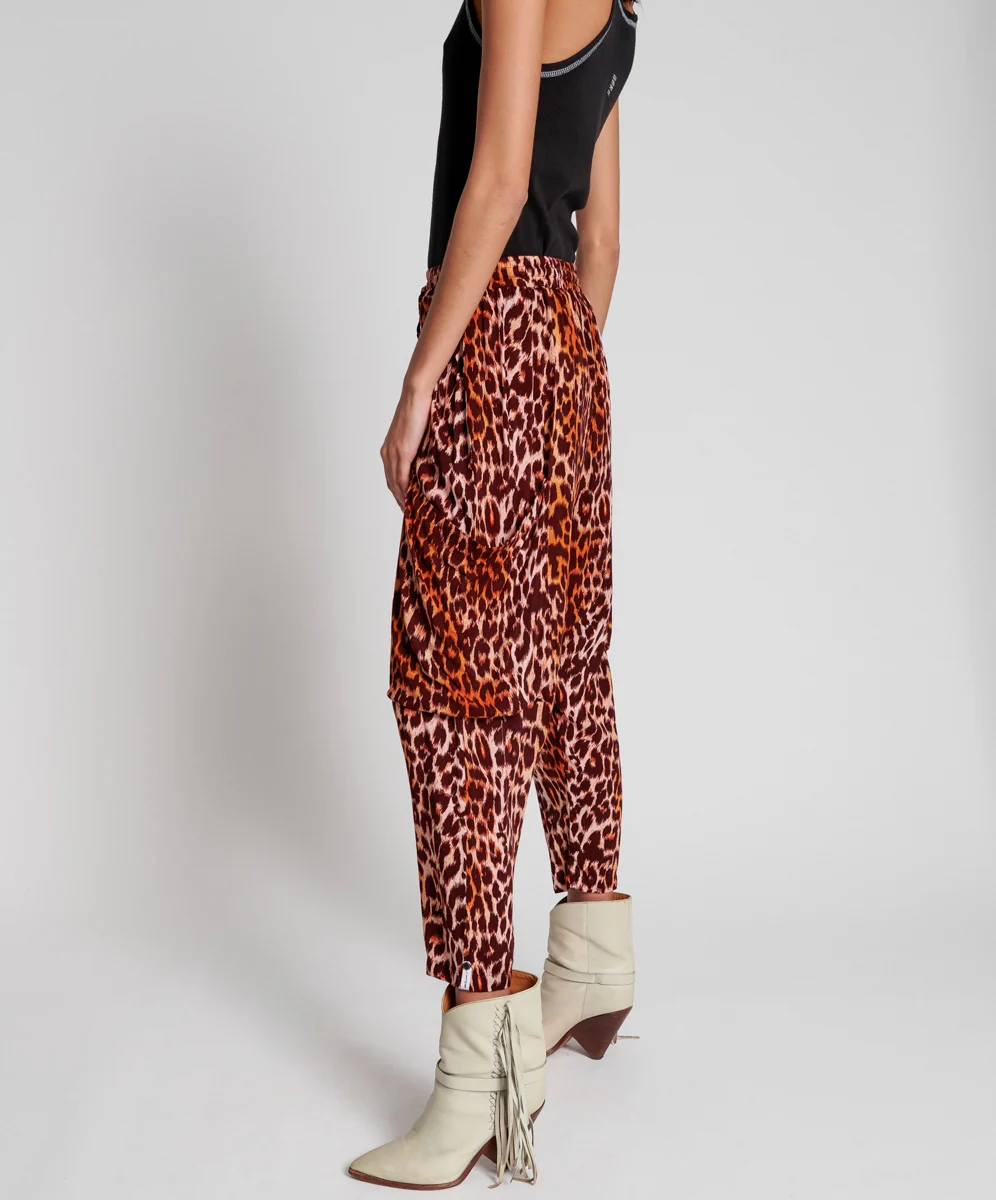OneTeaspoon WOMENS POLYNESIAN ANIMAL HAREM PANT - ANIMAL PRINT - Image 8
