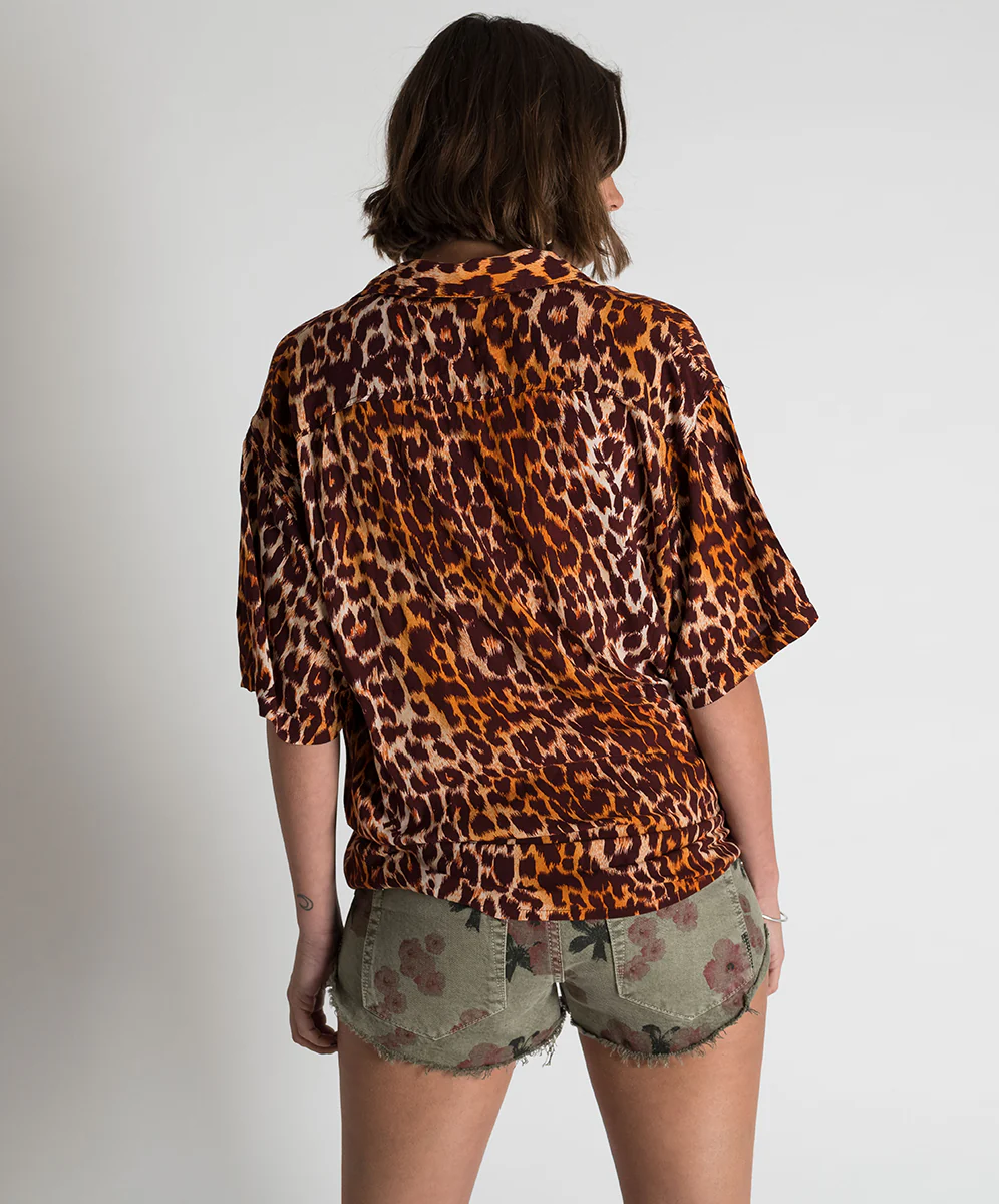 OneTeaspoon WOMENS POLYNESIAN ANIMAL SHIRT - ANIMAL - Image 9