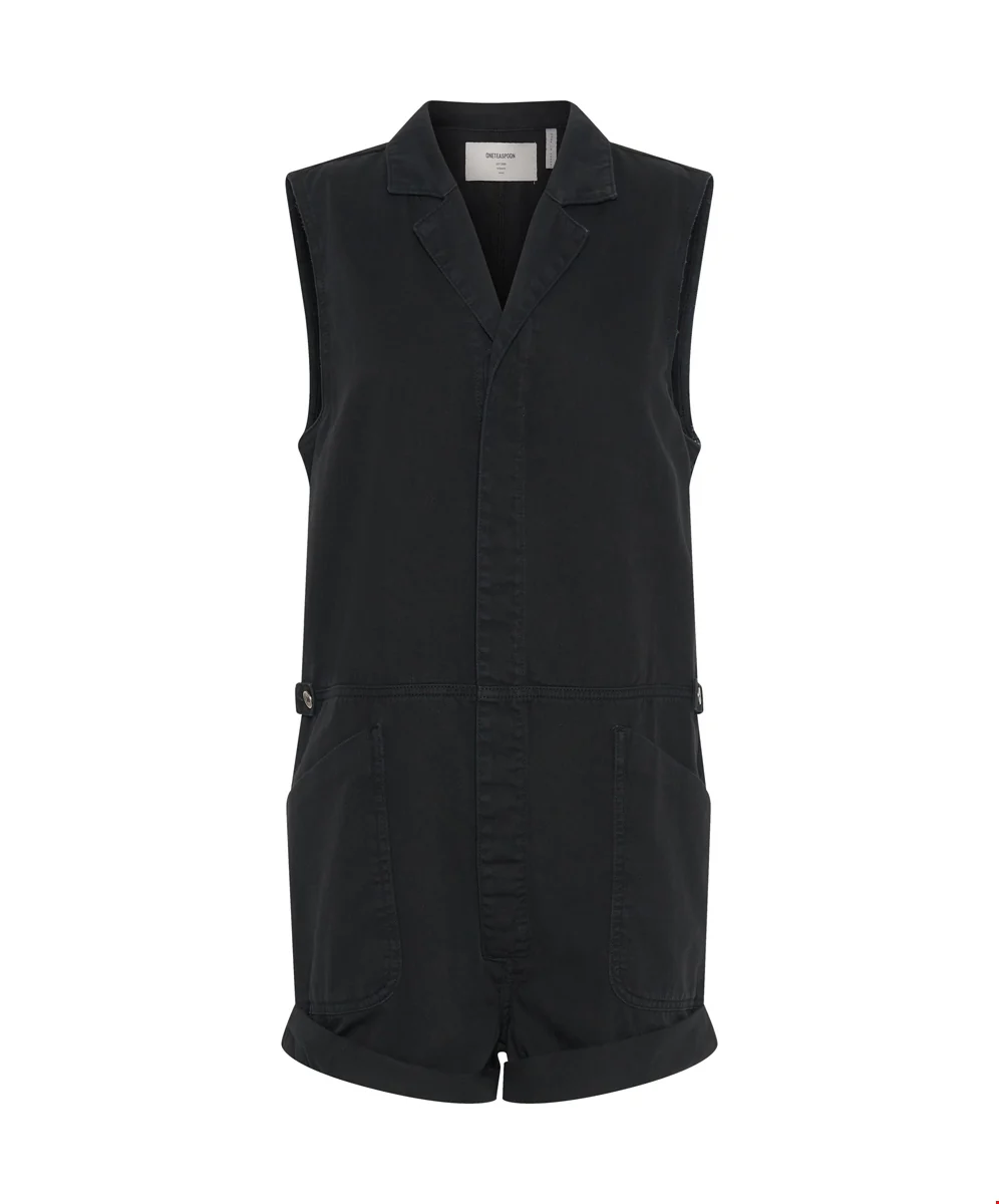 ONETEASPOON Womens Safari Bandit Overalls - Black - Image 9
