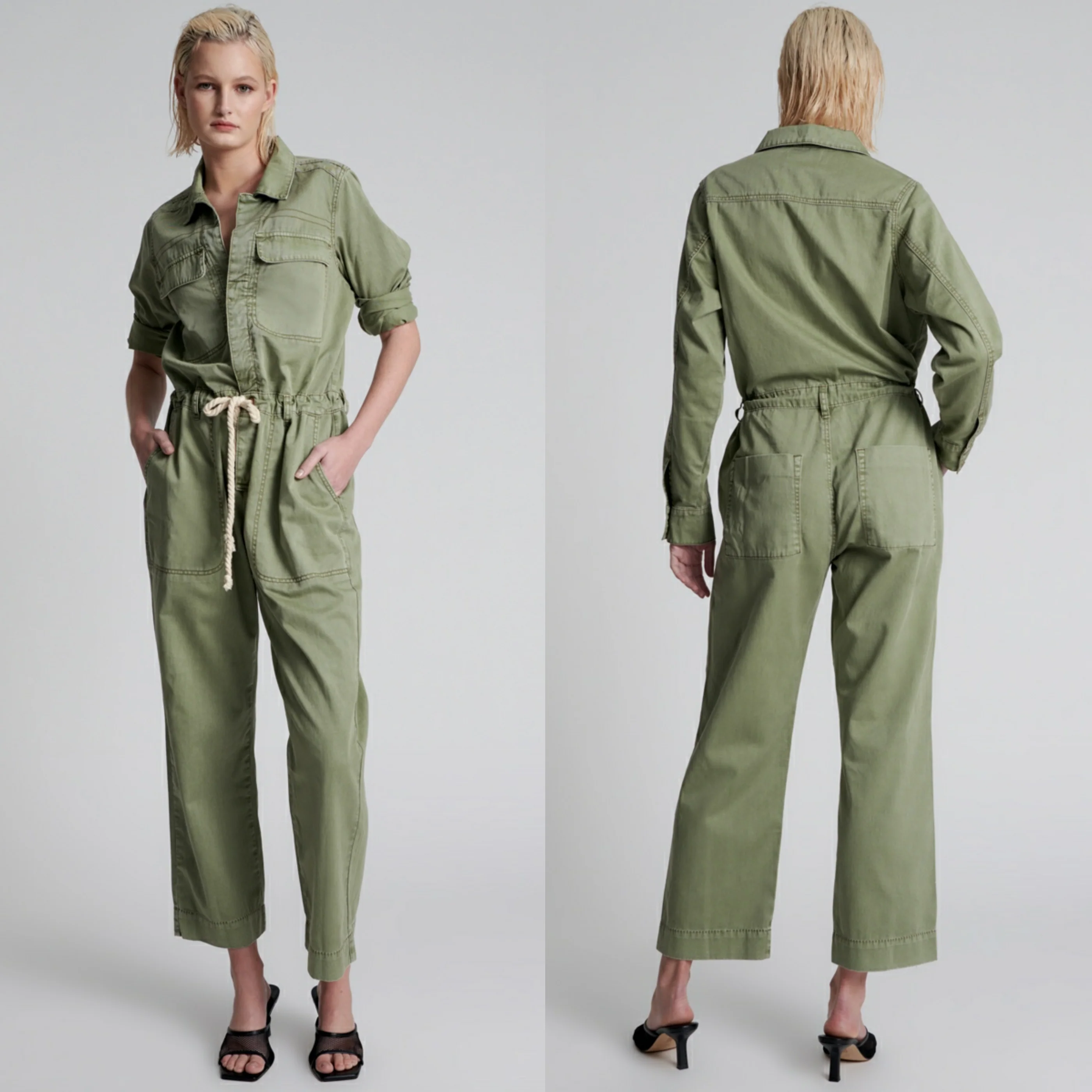 ONETEASPOON Womens Safari Ranger Jumpsuit Super Khaki - Image 8