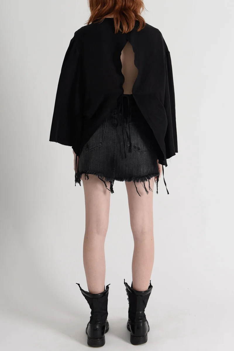 OneTeaspoon WOMENS VOLCANIC 2020 MINI HIGH WAIST DENIM SKIRT - Image 4