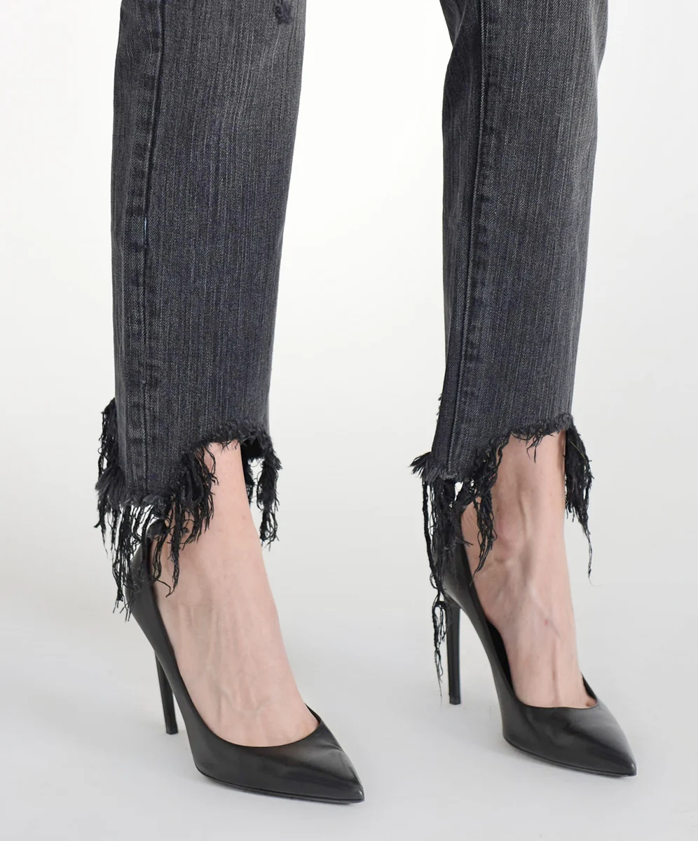 OneTeaspoon WOMENS VOLCANIC AWESOME BAGGIES HIGH WAIST STRAIGHT LEG JEANS - Image 5