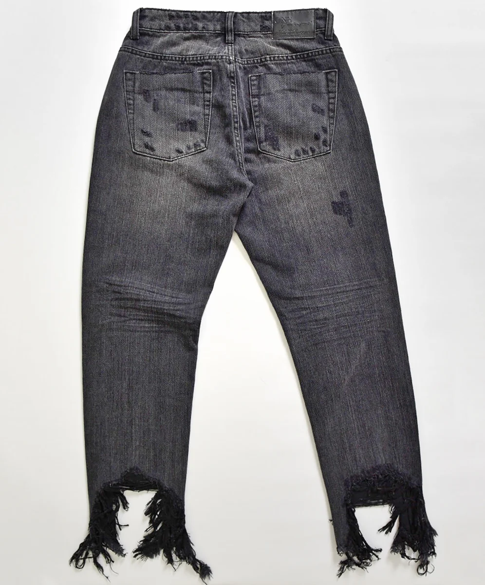 OneTeaspoon WOMENS VOLCANIC AWESOME BAGGIES HIGH WAIST STRAIGHT LEG JEANS - Image 6