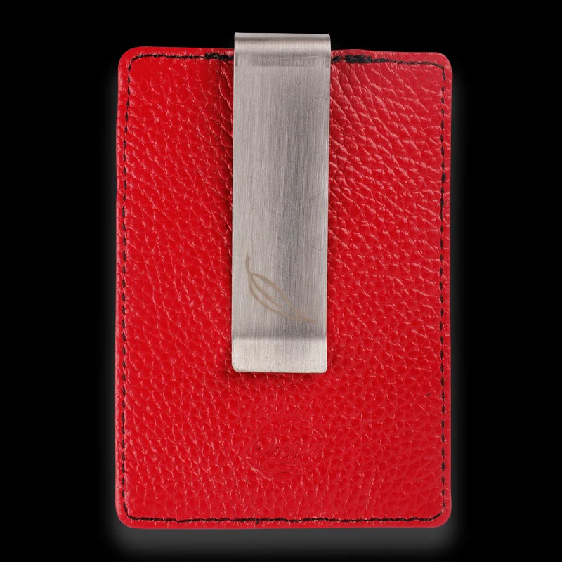 Orchill BOREAL MENS LEATHER WALLET BLACK/RED PEBBLE - Image 4