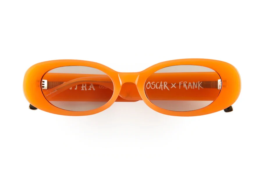 OSCAR & FRANK Citra Sunglasses Peach - Image 3