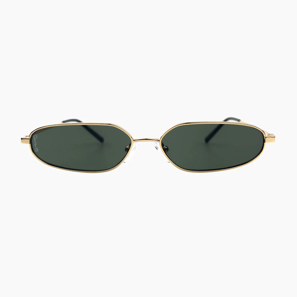 OTRA EYEWEAR Drew Sunglasses Gold / Green - Image 3