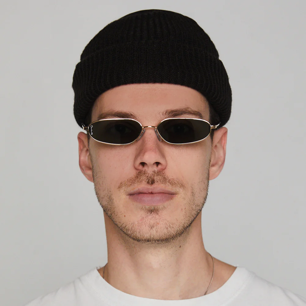 OTRA EYEWEAR Drew Sunglasses Gold / Green - Image 4