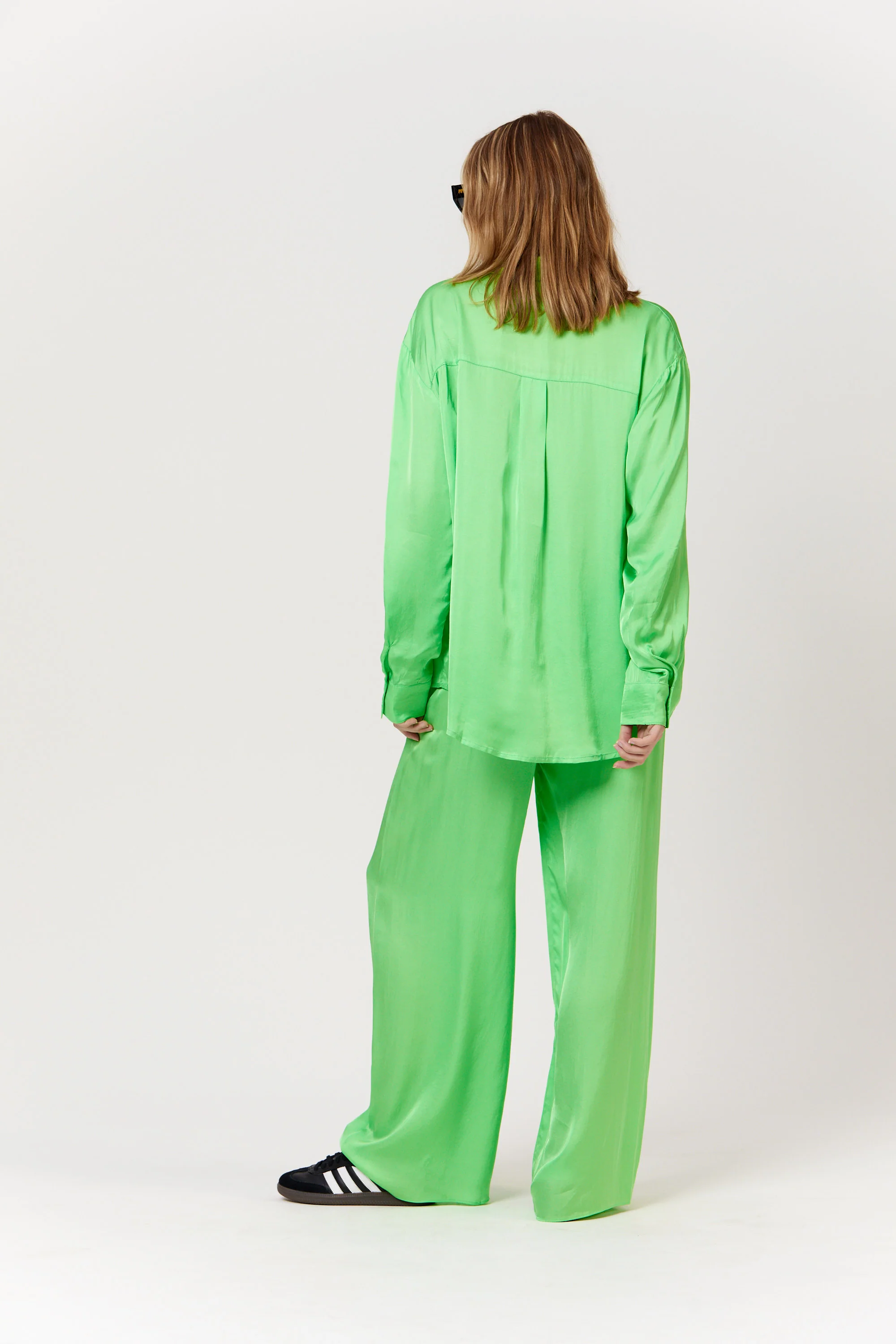 PIPPA THE LABEL Womens Sammi Shirt - Lime - Image 4