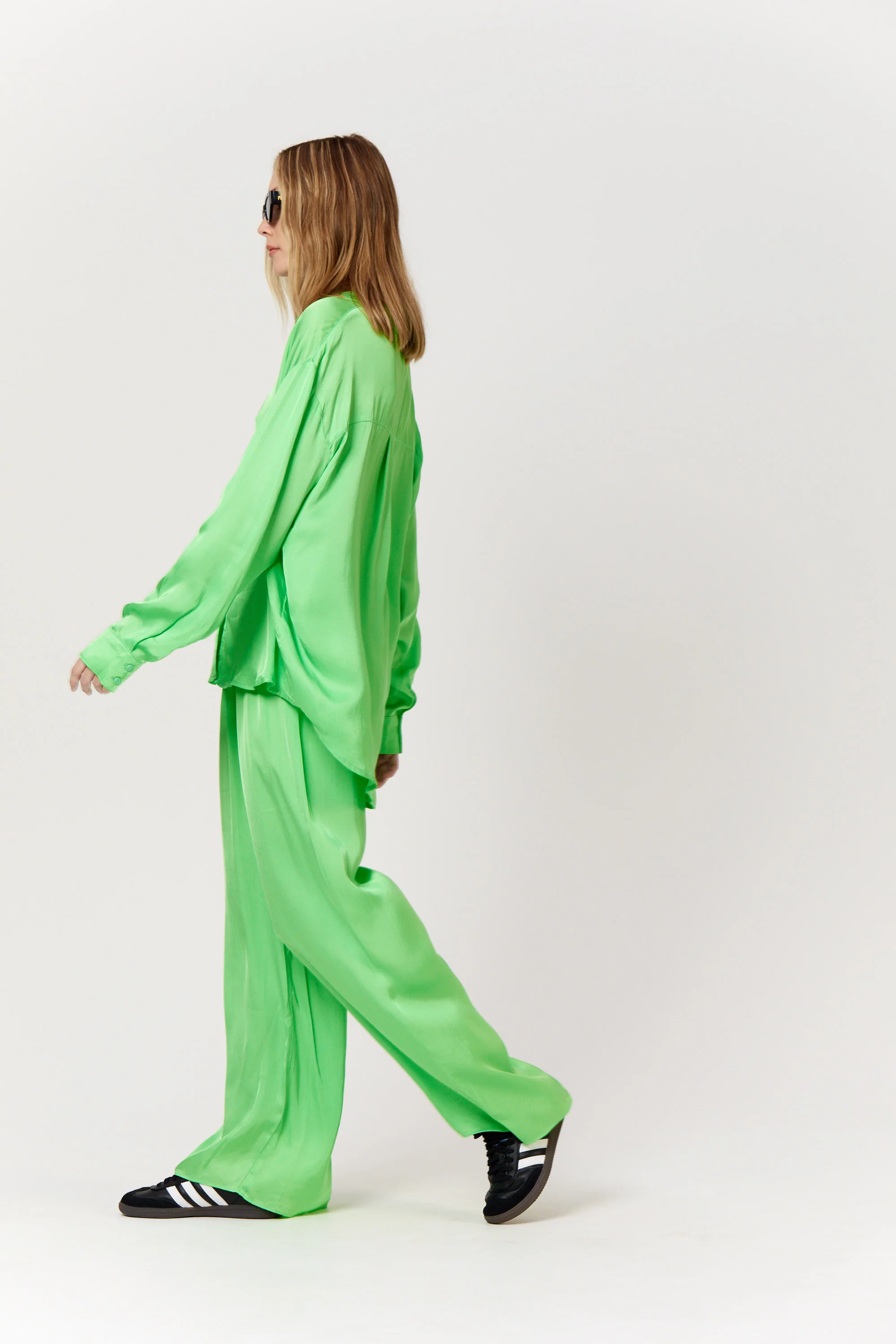 PIPPA THE LABEL Womens Sammi Shirt - Lime - Image 8