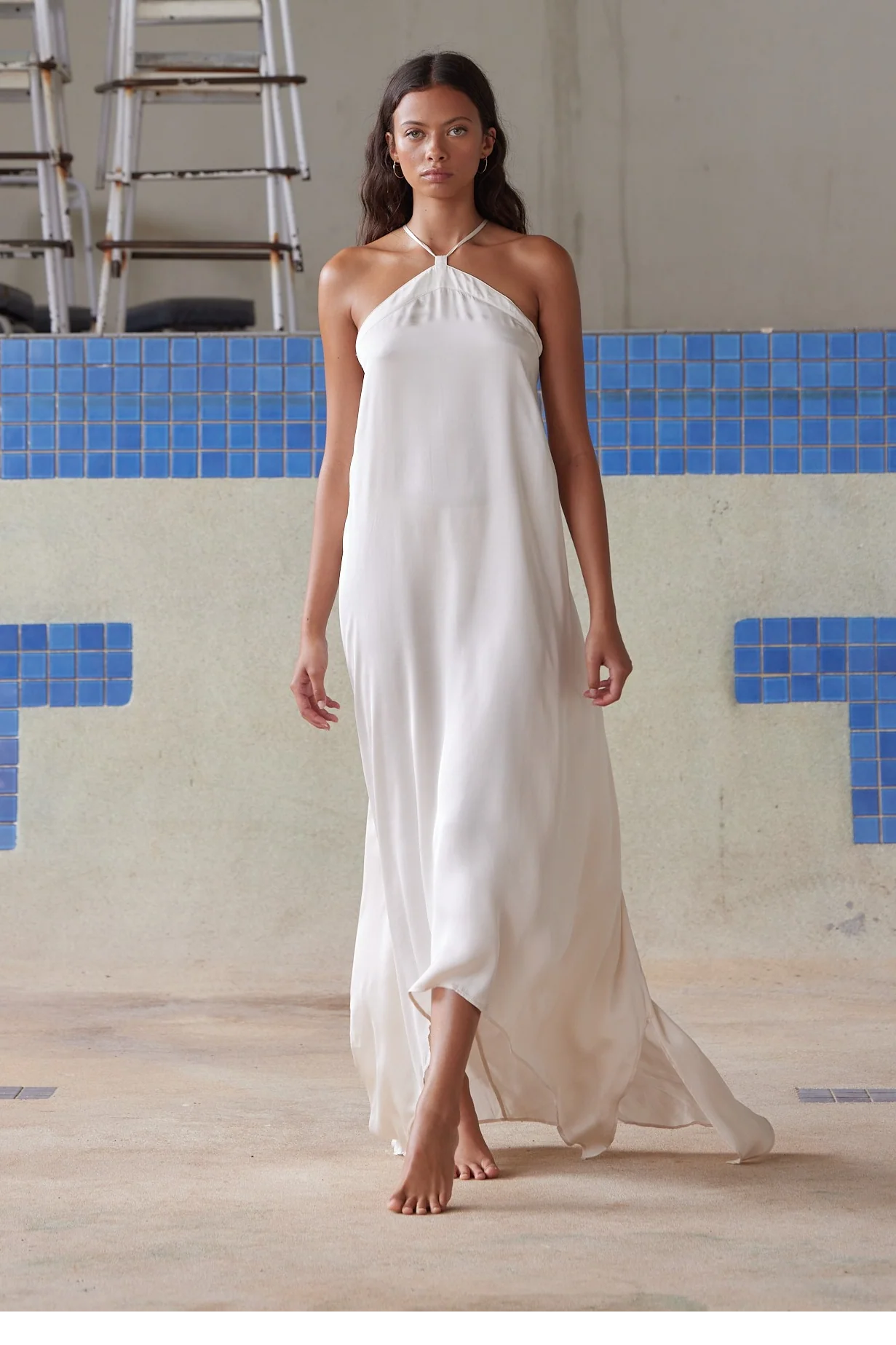 PIPPA THE LABEL Womens Valentina Dress - Ecru - Image 2