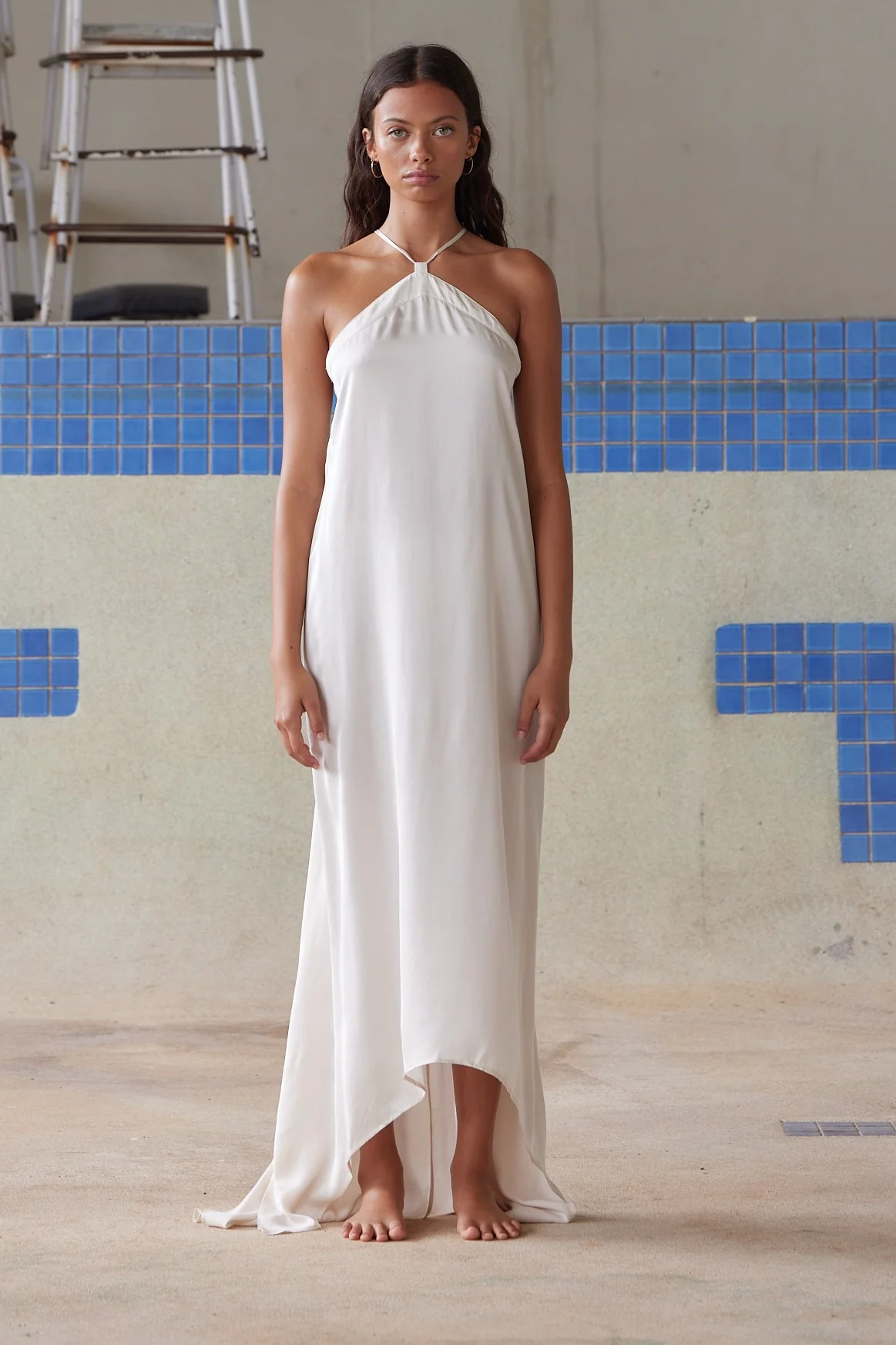 PIPPA THE LABEL Womens Valentina Dress - Ecru - Image 3