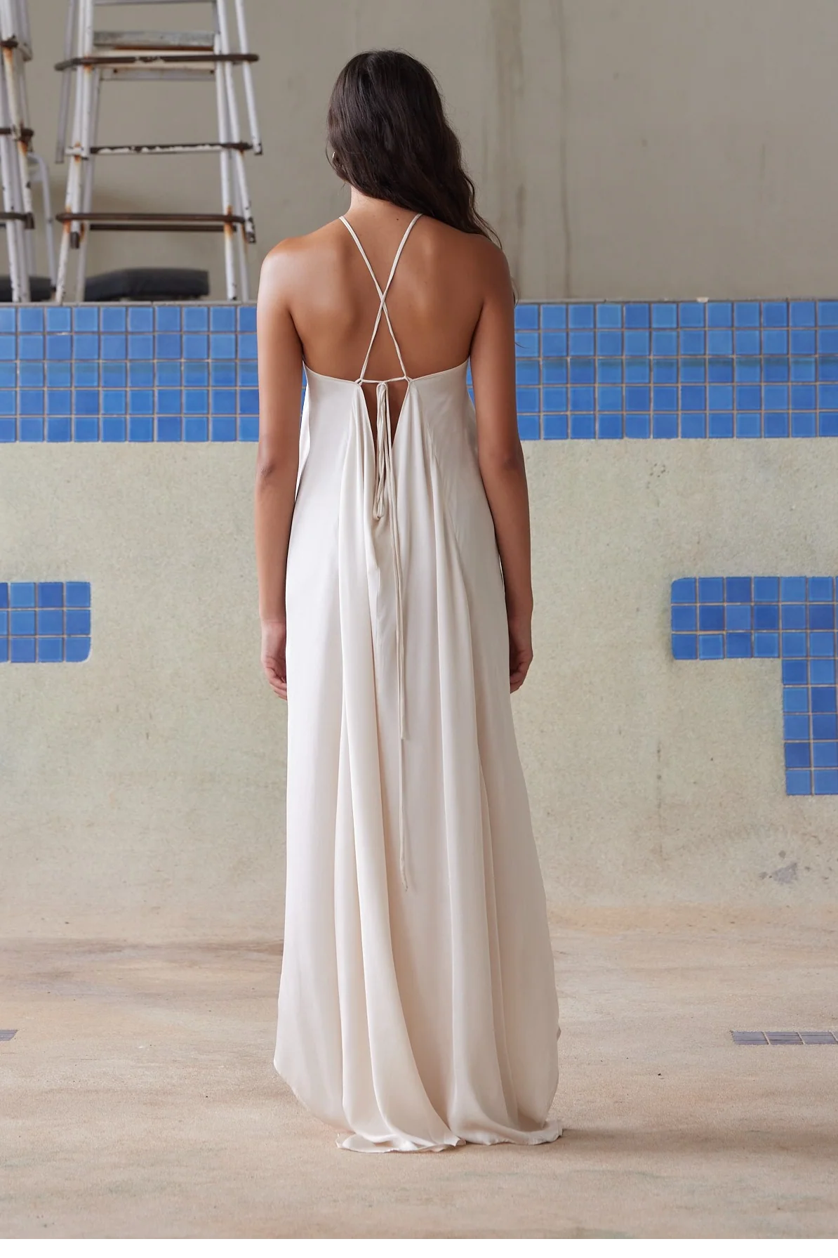 PIPPA THE LABEL Womens Valentina Dress - Ecru - Image 6
