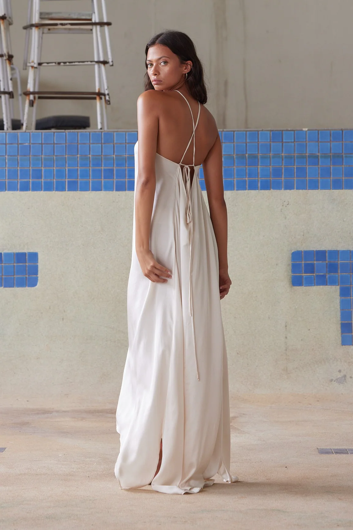PIPPA THE LABEL Womens Valentina Dress - Ecru - Image 7