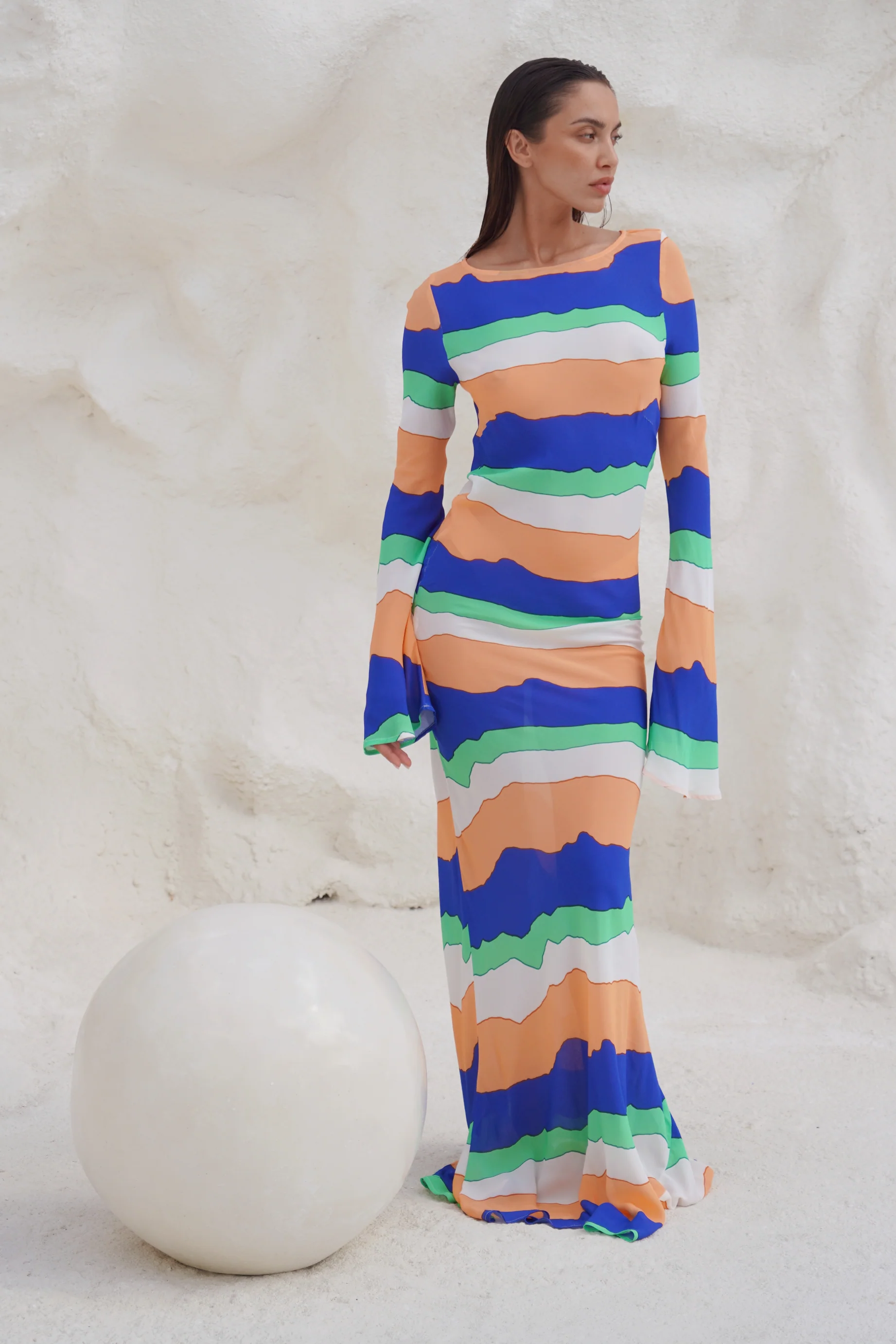 PIPPA THE LABEL Womens Wini Dress - Blue Ziggy - Image 2