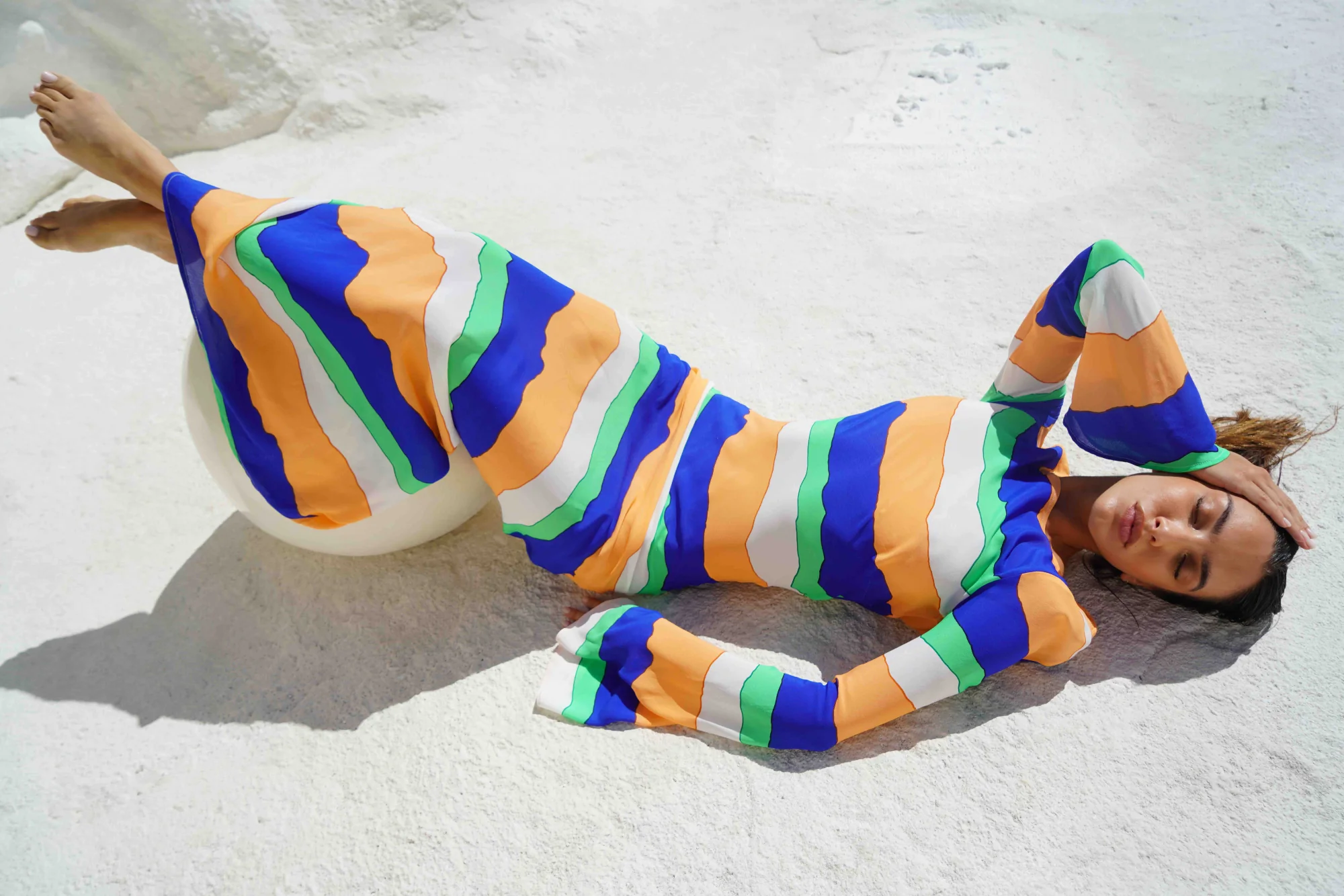 PIPPA THE LABEL Womens Wini Dress - Blue Ziggy - Image 4